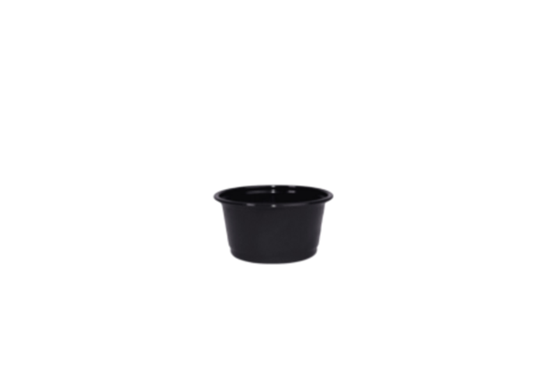 PP 2oz Sauce Black Cup (2500 / Case)