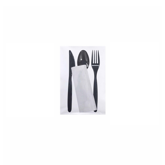 Cutlery Set (4 in 1) Black VIP 500/Case