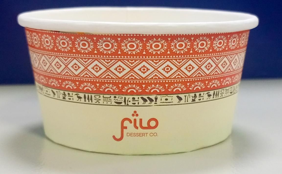 Filo Ice Cream Cup 6oz (1000/Case)