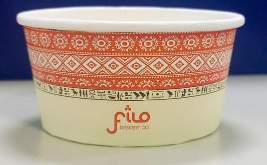 Filo Ice Cream Cup 6oz (1000/Case)