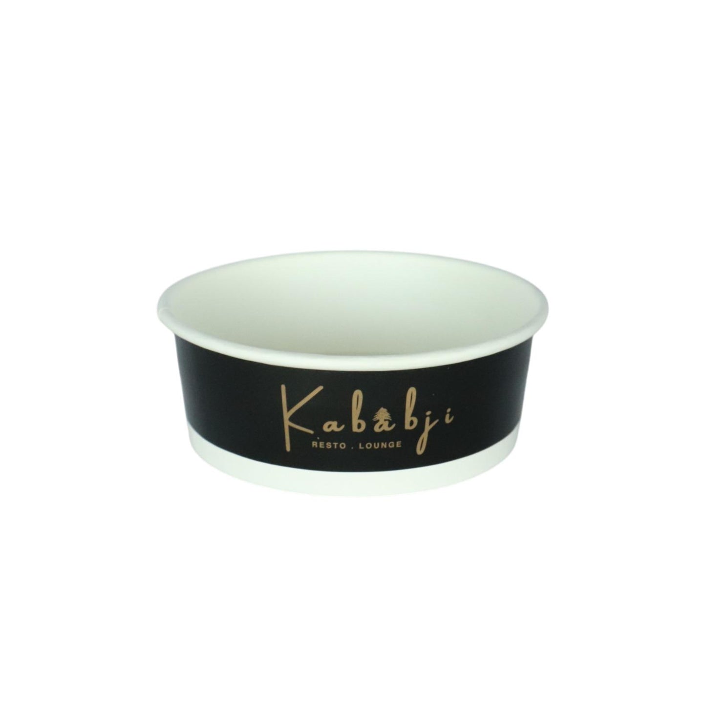 Kababji Paper Bowl 8oz - Black (500/Case)