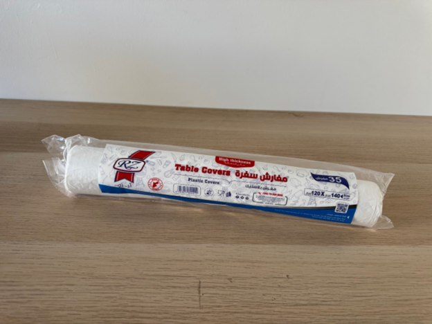 Jumbo Plastic Table Cover - Heavy Duty (35pcs*6 Roll)